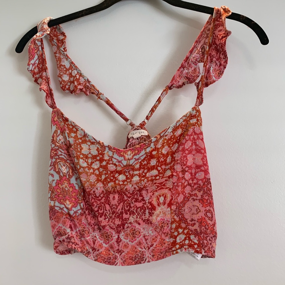 Pink crop top